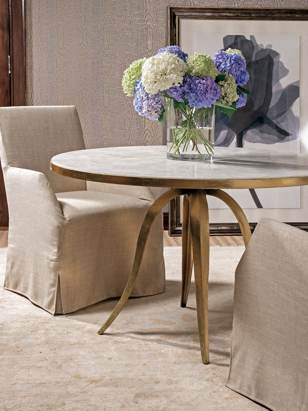 Crystal Stone Round Dining Table