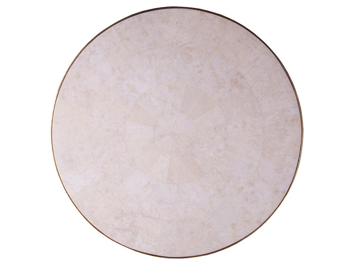 Crystal Stone Round Cocktail Table