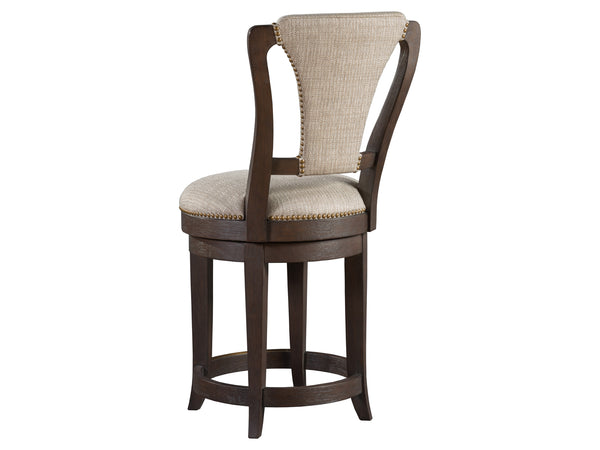 Verbatim Upholstered Swivel Counter Stool