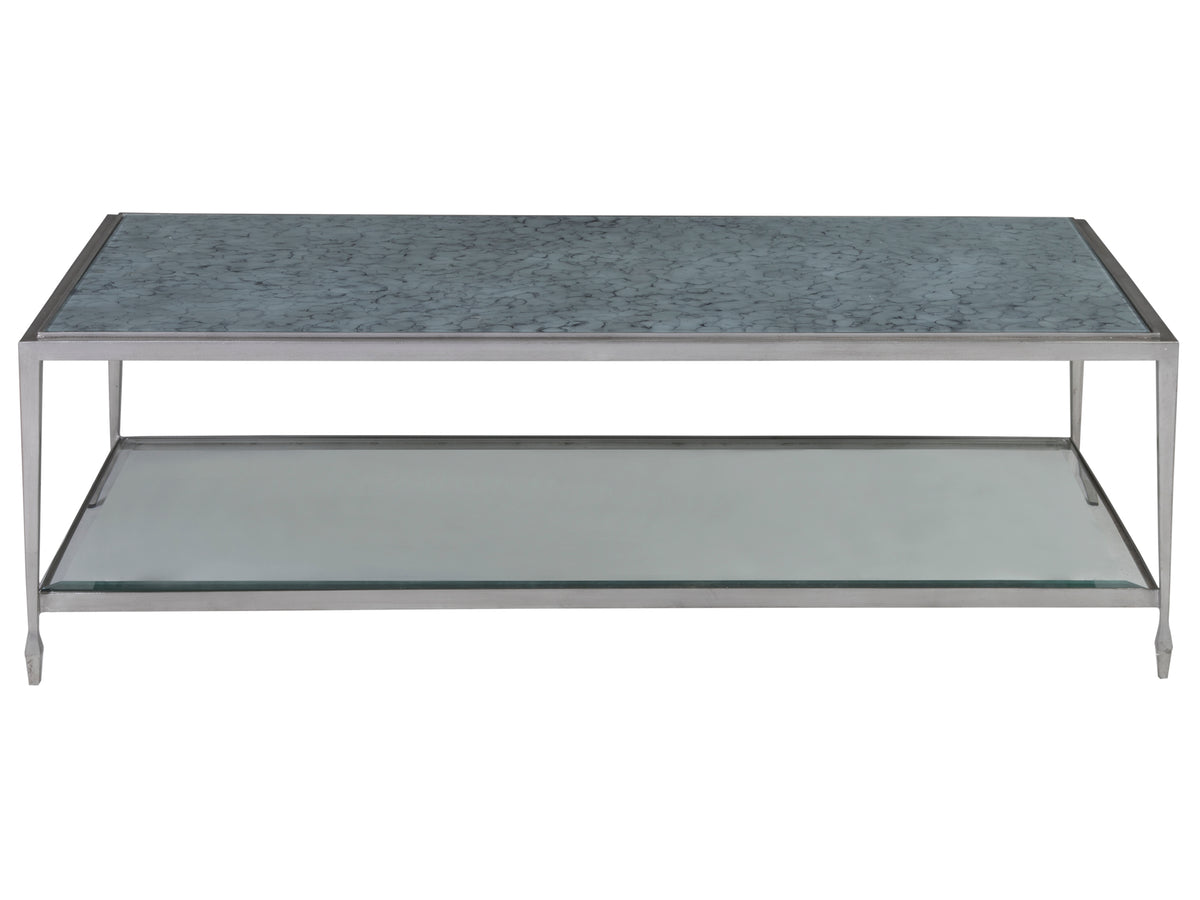 Sashay Silver Rectangular Cocktail Table