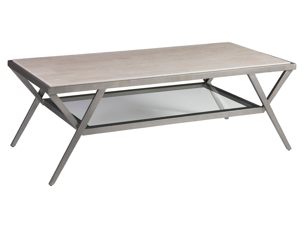 Adamo Silver Gray Cocktail Table