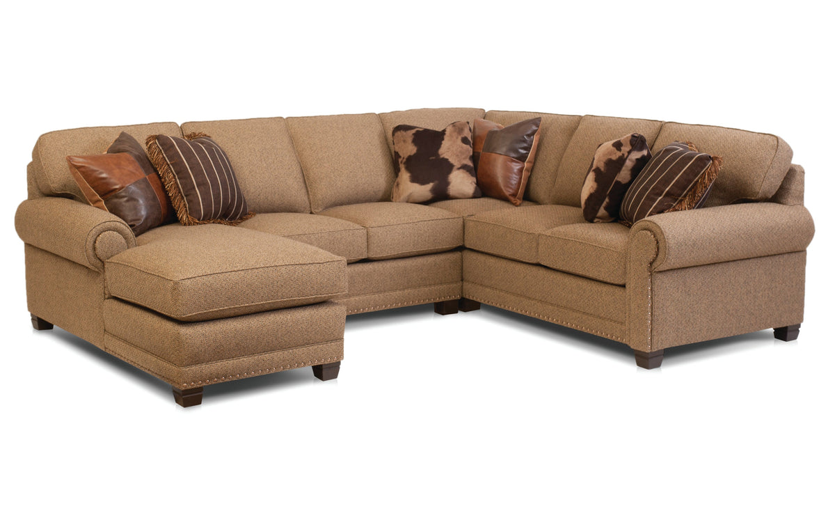 393 Style Armless Loveseat
