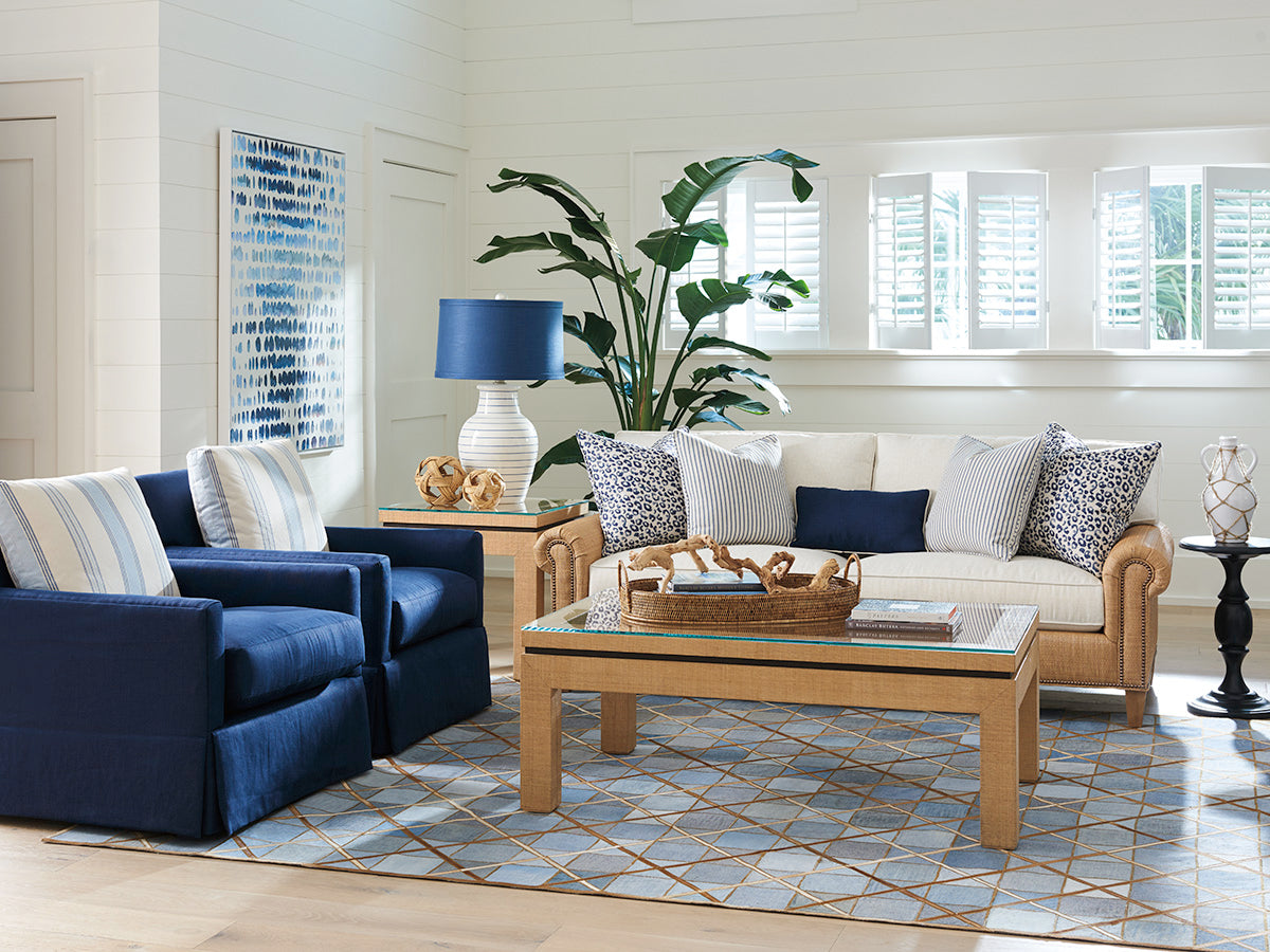 Harbor Raffia Cocktail Table