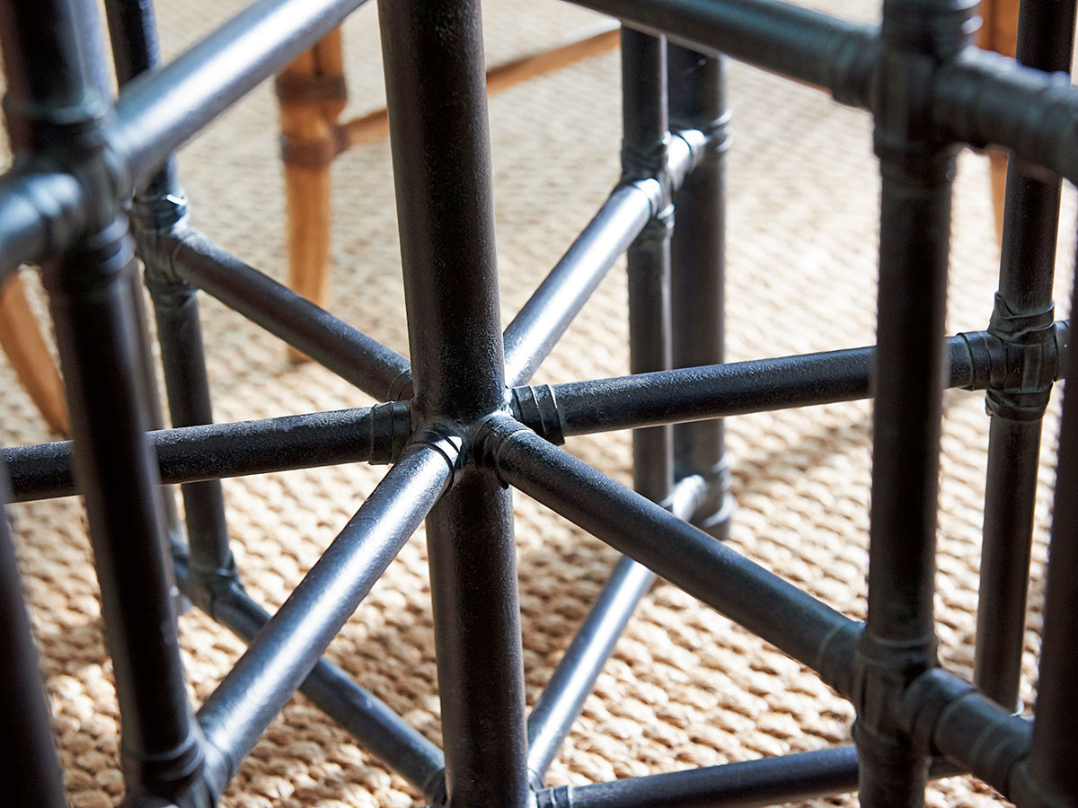 Stellaris Dining Table With 54 Inch Glass Top
