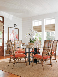 Stellaris Dining Table With 54 Inch Glass Top