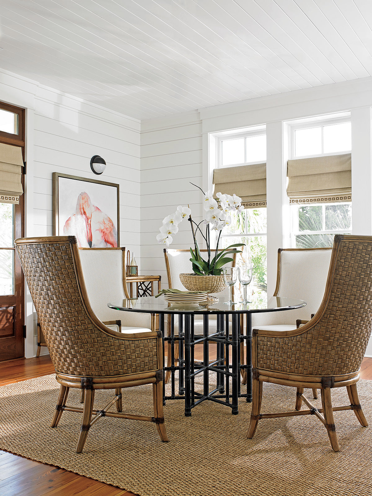 Stellaris Dining Table With 60 Inch Glass Top