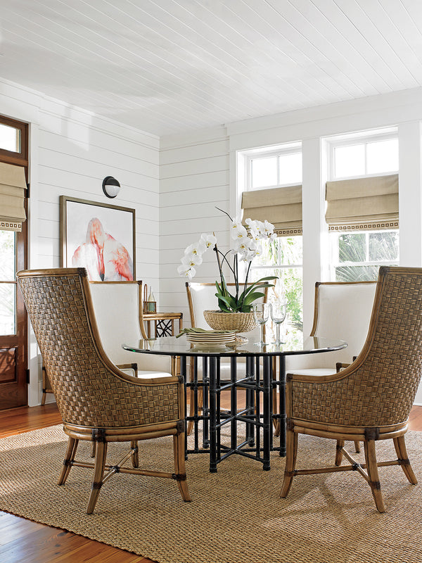 Stellaris Dining Table With 60 Inch Glass Top