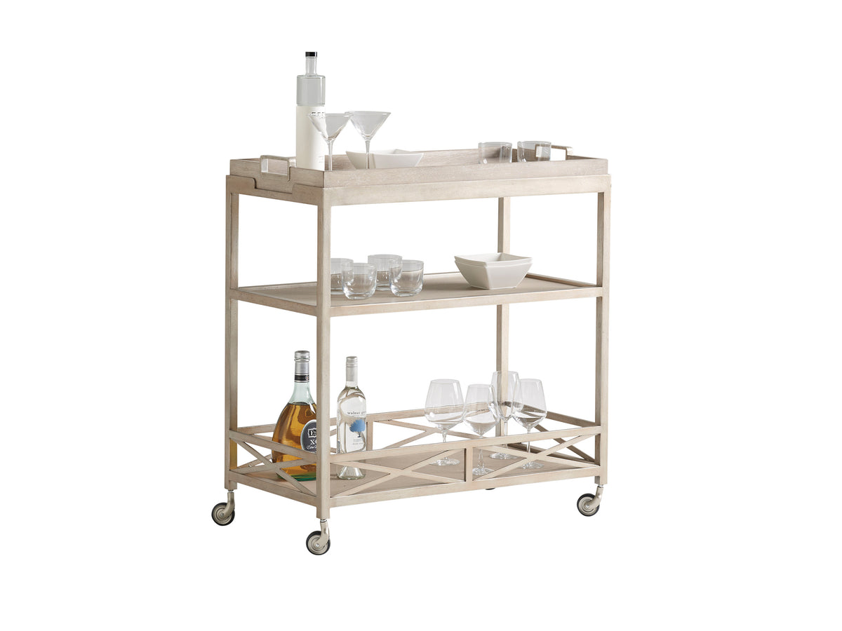 Anacapa Metal Bar Cart