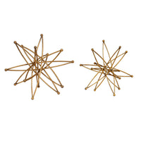 Uttermost Constanza Gold Atom Accessories, S/2