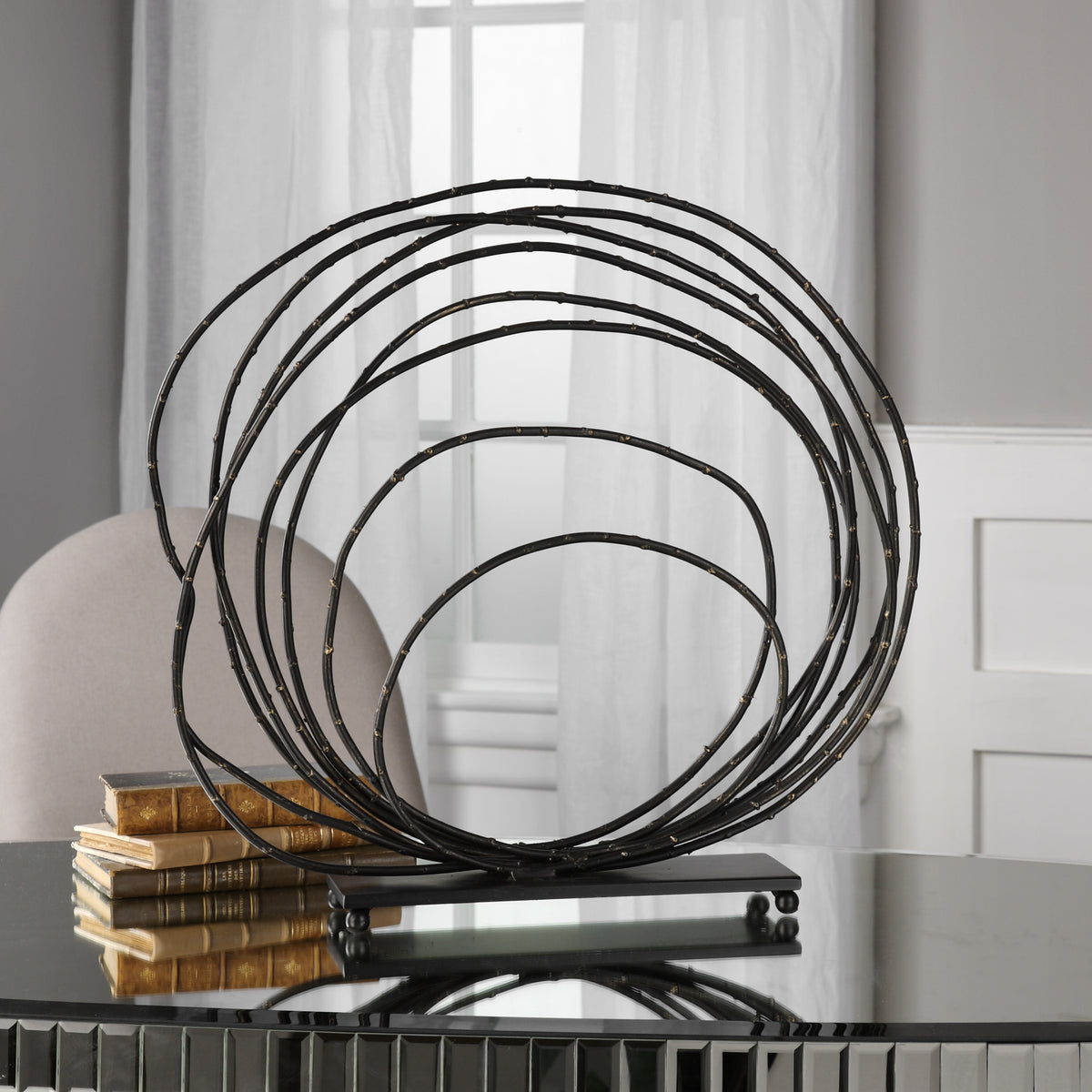 Uttermost Speranza Patinaed Copper Sculpture