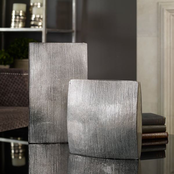 Uttermost Darla Aluminum Vases S/2