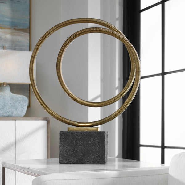 Uttermost Oja Gold Sculpture