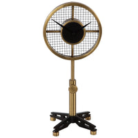 Uttermost Gio Brass Table Clock
