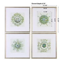 Uttermost Organic Symbols Print Art S/4