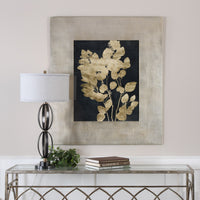 Uttermost Custom Postage Leaves Gold Foil Print