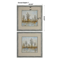 Uttermost Quiet Nature Landscape Prints S/2