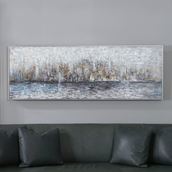 Uttermost City Reflection Hand Painted Canvas