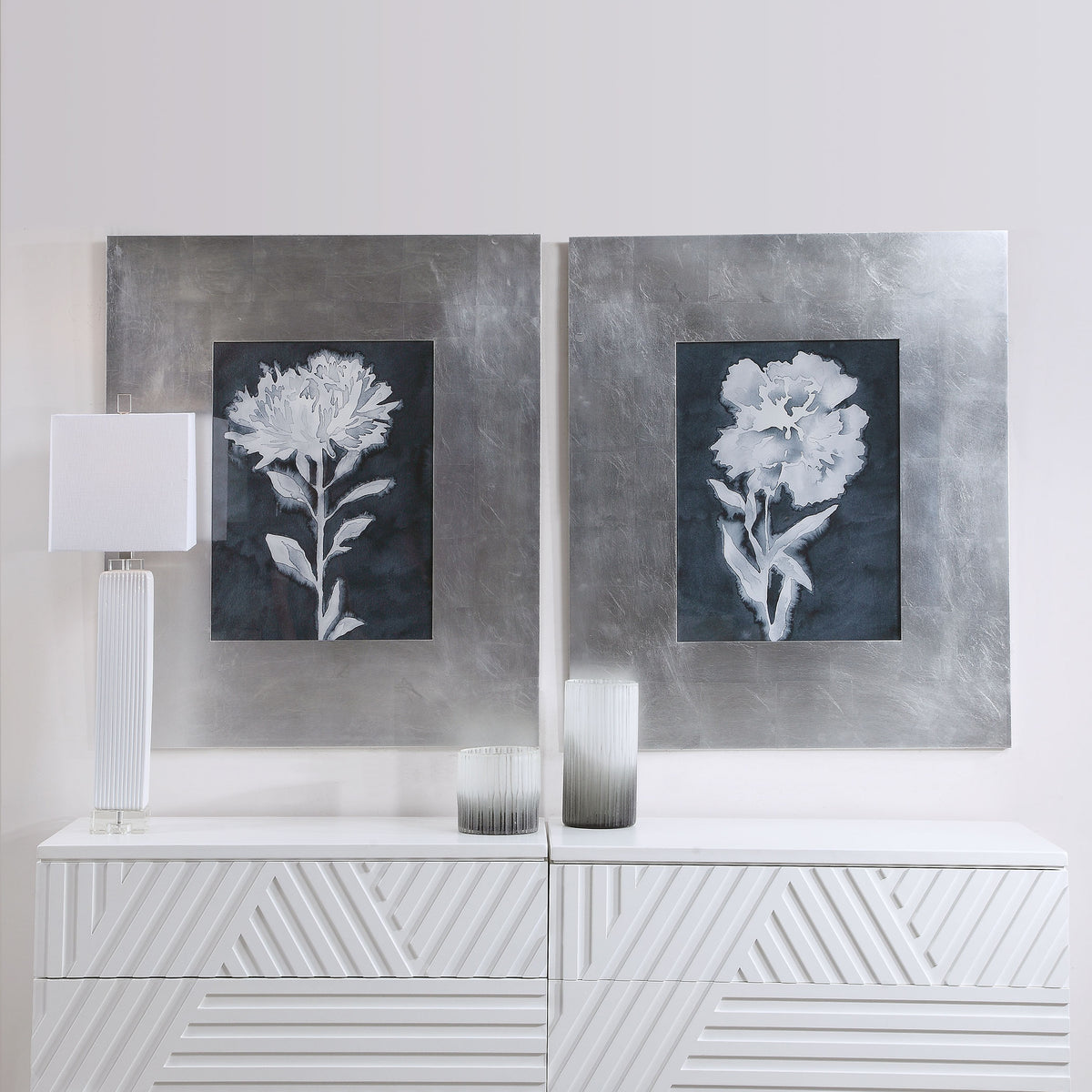 Uttermost Dream Leaves Floral Prints, S/2