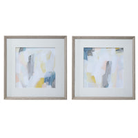 Uttermost Fractal Pastel Abstract Art, S/2