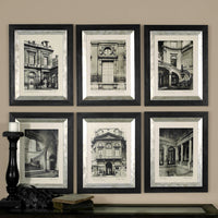 Uttermost Paris Scene Framed Art Set/6
