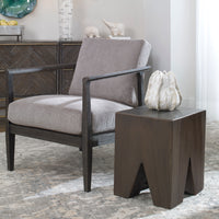 Uttermost Armin Solid Wood Accent Stool