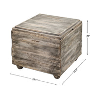 Uttermost Avner Wooden Cube Table