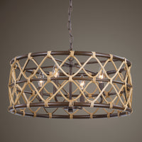 Uttermost Hilo 4 Light Drum Pendant