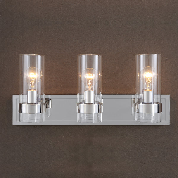 Uttermost Cardiff Nickel 3 Light Vanity