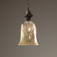 Uttermost Elba Crackle Glass Mini Pendant