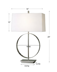 Uttermost Addison Polished Nickel Lamp