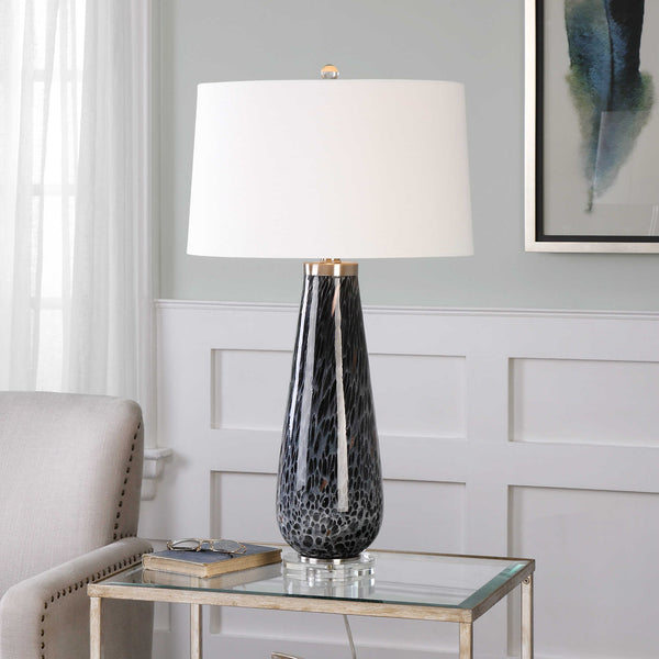 Uttermost Marchiazza Dark Charcoal Table Lamp