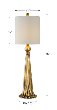 Uttermost Paravani Metallic Gold Lamp