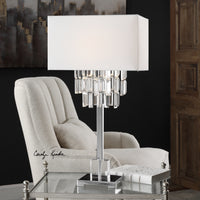 Uttermost Resana Polished Nickel Lamp
