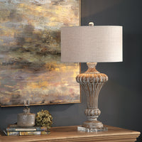 Uttermost Treneece Aged Pecan Lamp