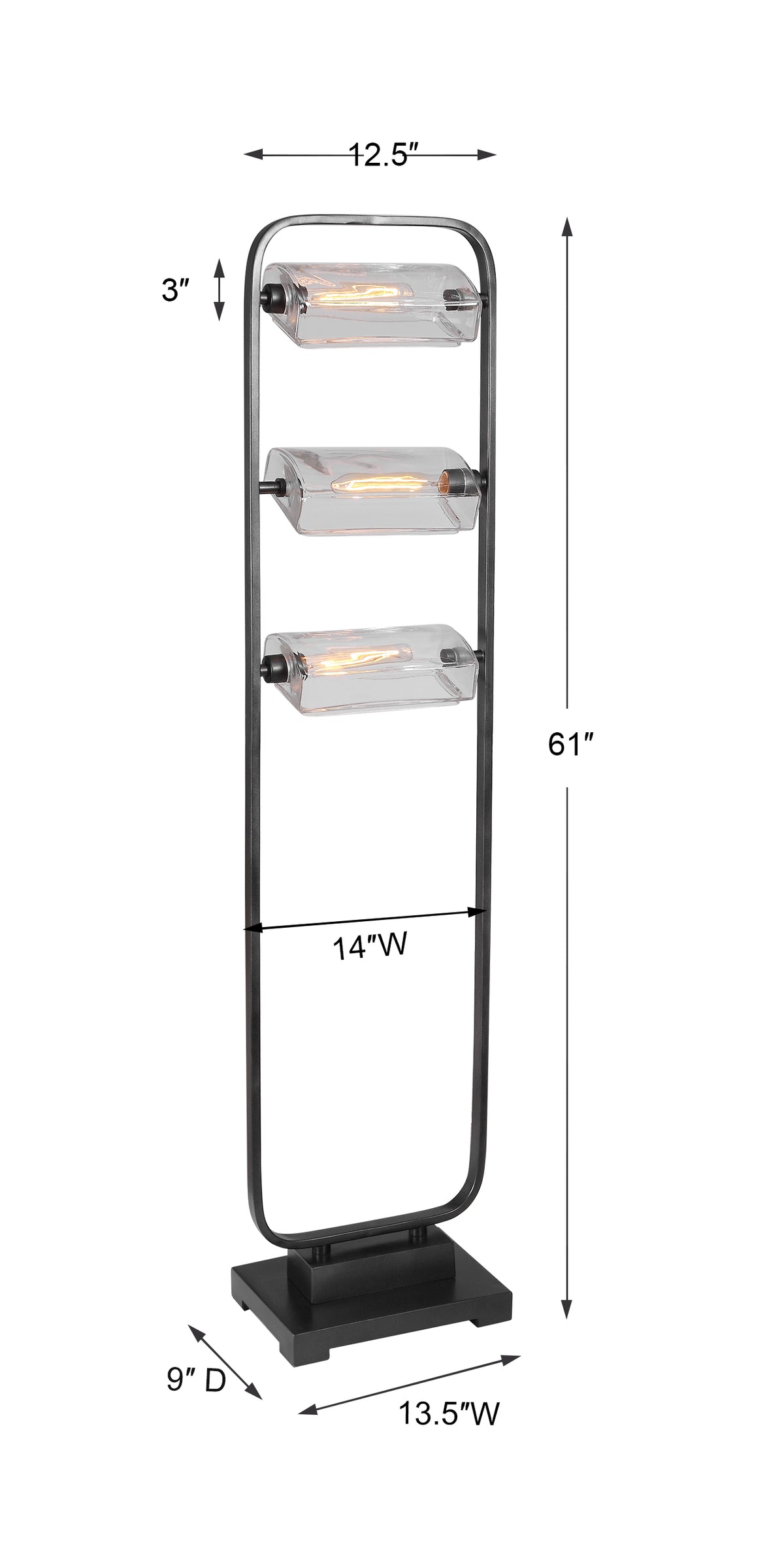 Uttermost Pilato Industrial Floor Lamp