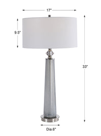 Uttermost Grayton Frosted Art Table Lamp