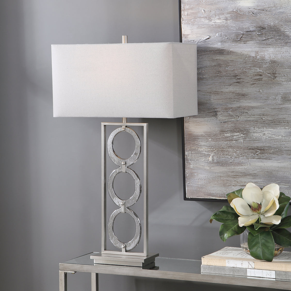 Uttermost Perrin Nickel Table Lamp