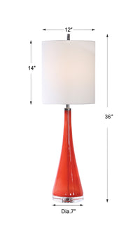 Uttermost Ariel Tapered Glass Buffet Lamp