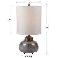Uttermost Catrine Art Glass Buffet Lamp