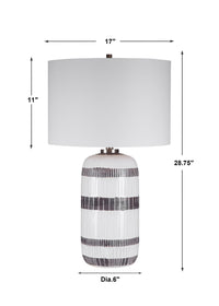 Uttermost Granger Striped Table Lamp
