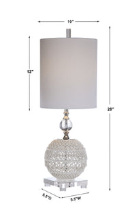 Uttermost Mazarine Open Ceramic Buffet Lamp
