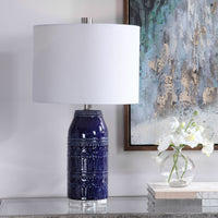 Uttermost Reverie Blue Table Lamp