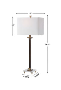 Uttermost Phillips Brass Table Lamp