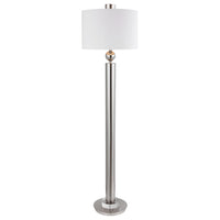 Uttermost Silverton Brushed Nickel Floor Lamp