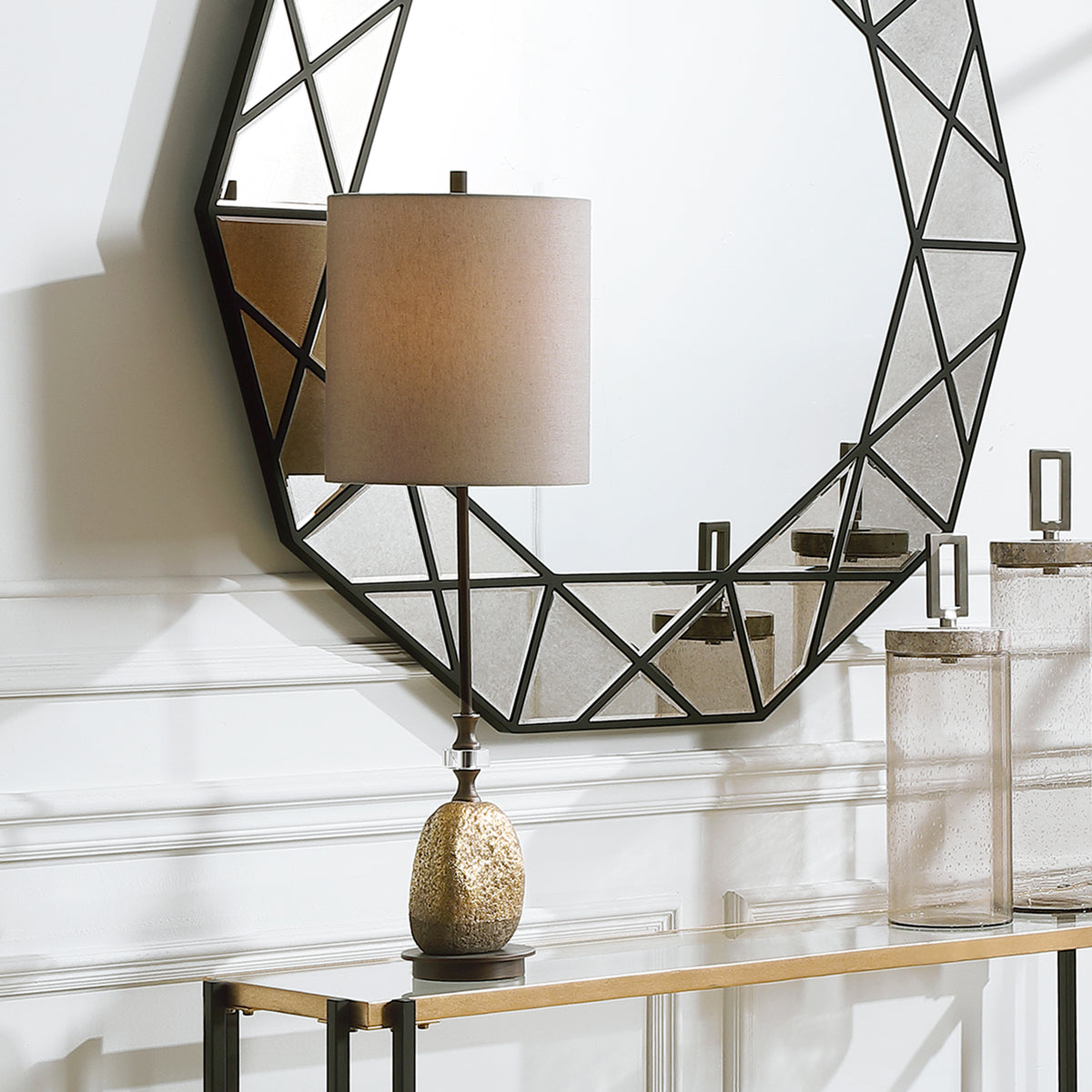 Uttermost Aurum Gold Buffet Lamp
