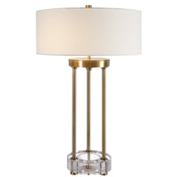 Uttermost Pantheon Brass Rod Table Lamp