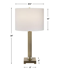 Uttermost Duomo Brass Table Lamp