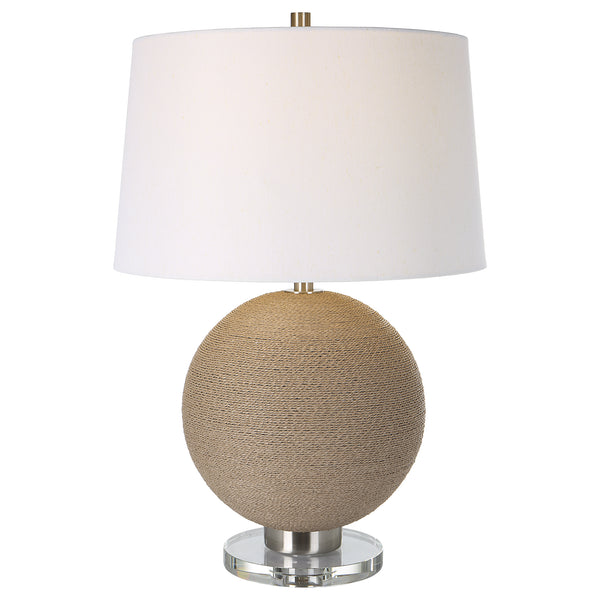 Uttermost Captiva Round Rattan Table Lamp