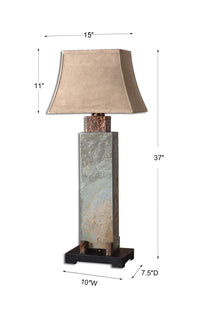 Uttermost Tall Slate Table Lamp