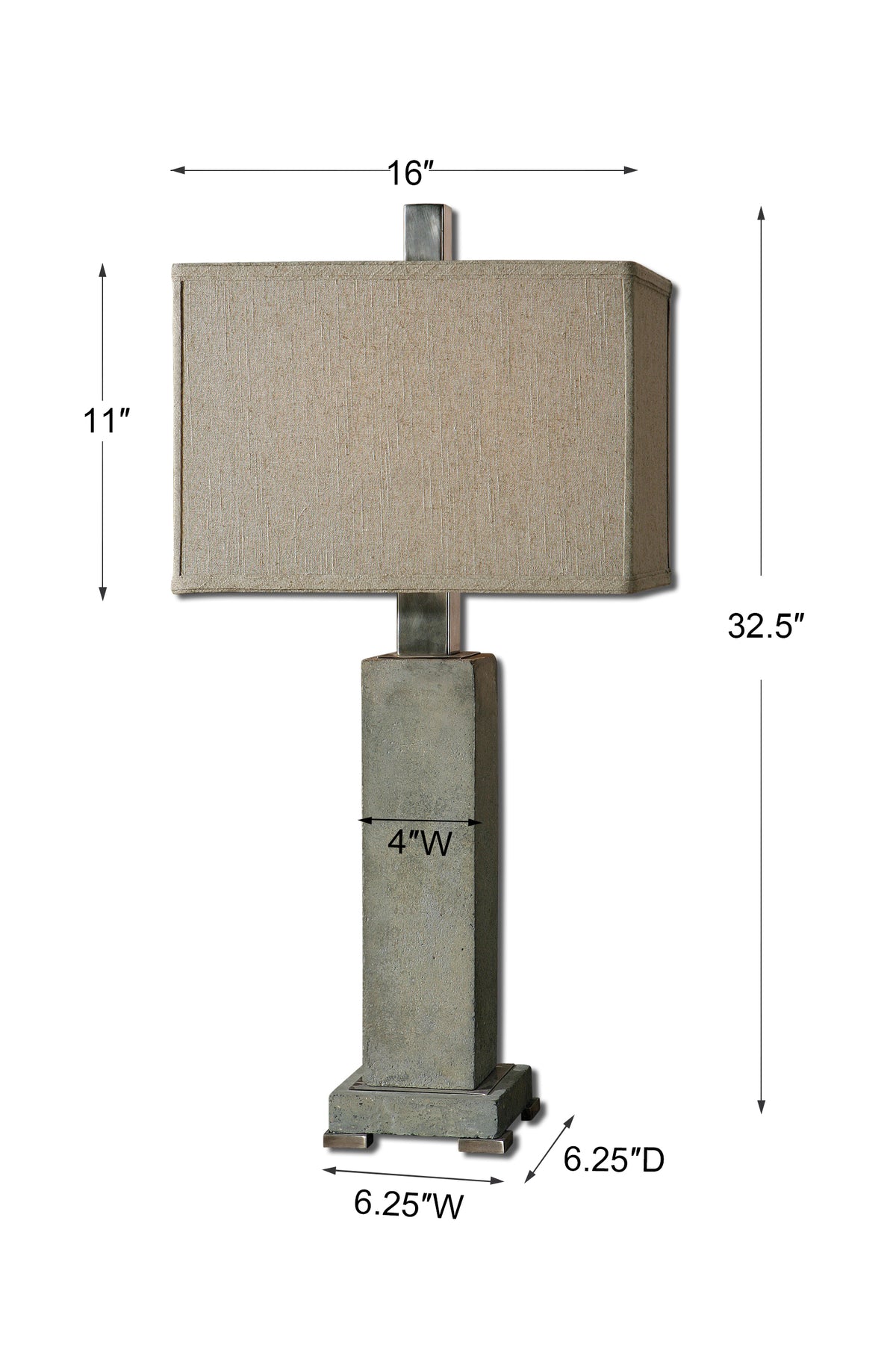 Uttermost Risto Concrete Table Lamp